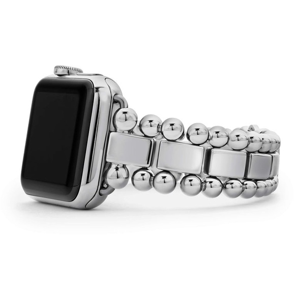 LAGOS SMART CAVIAR Stainless Steel Watch Bracelet-38-45mm - Picture 1 of 16